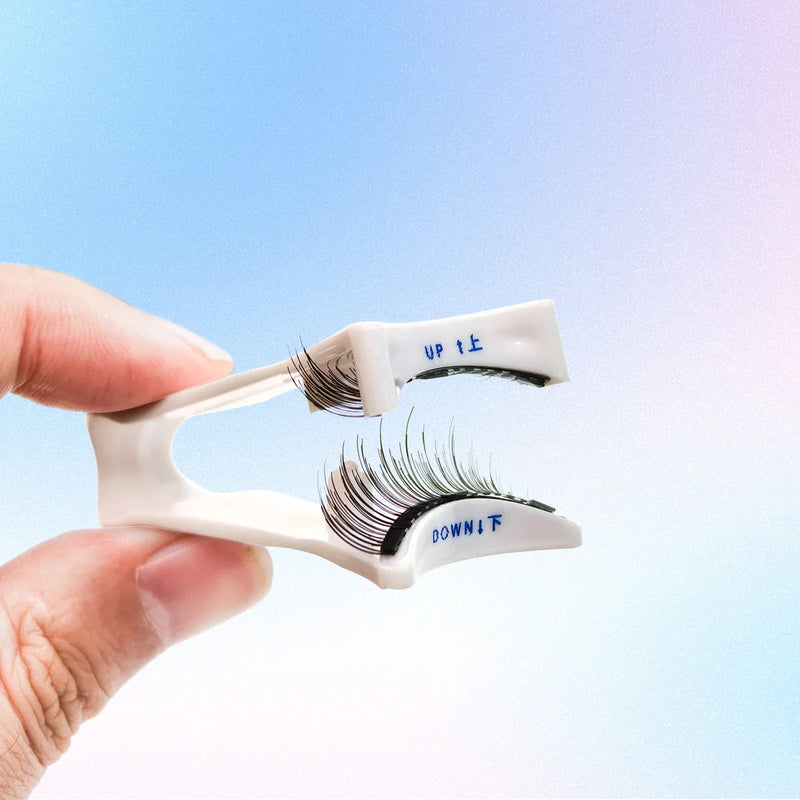 Yiernuo – Kit de Cílios Postiços Magnéticos Sem Cola com Caixa Integrada