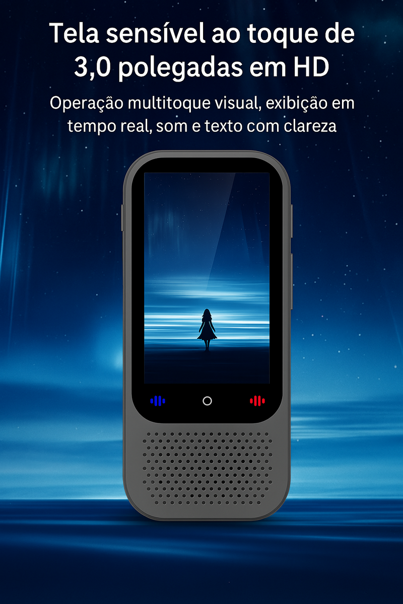 S80 Pro – Tradutor de Idiomas Portátil com 138 Línguas + Tradução Offline + Função ChatGPT!